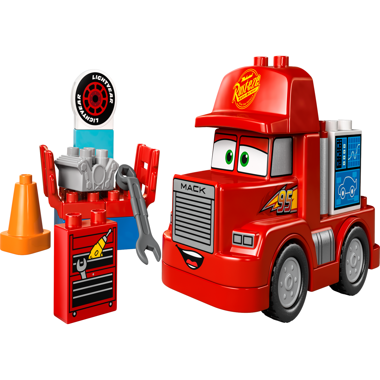 Mack at the Race 10417 | Disney™ | Buy online at the Official LEGO® Shop US