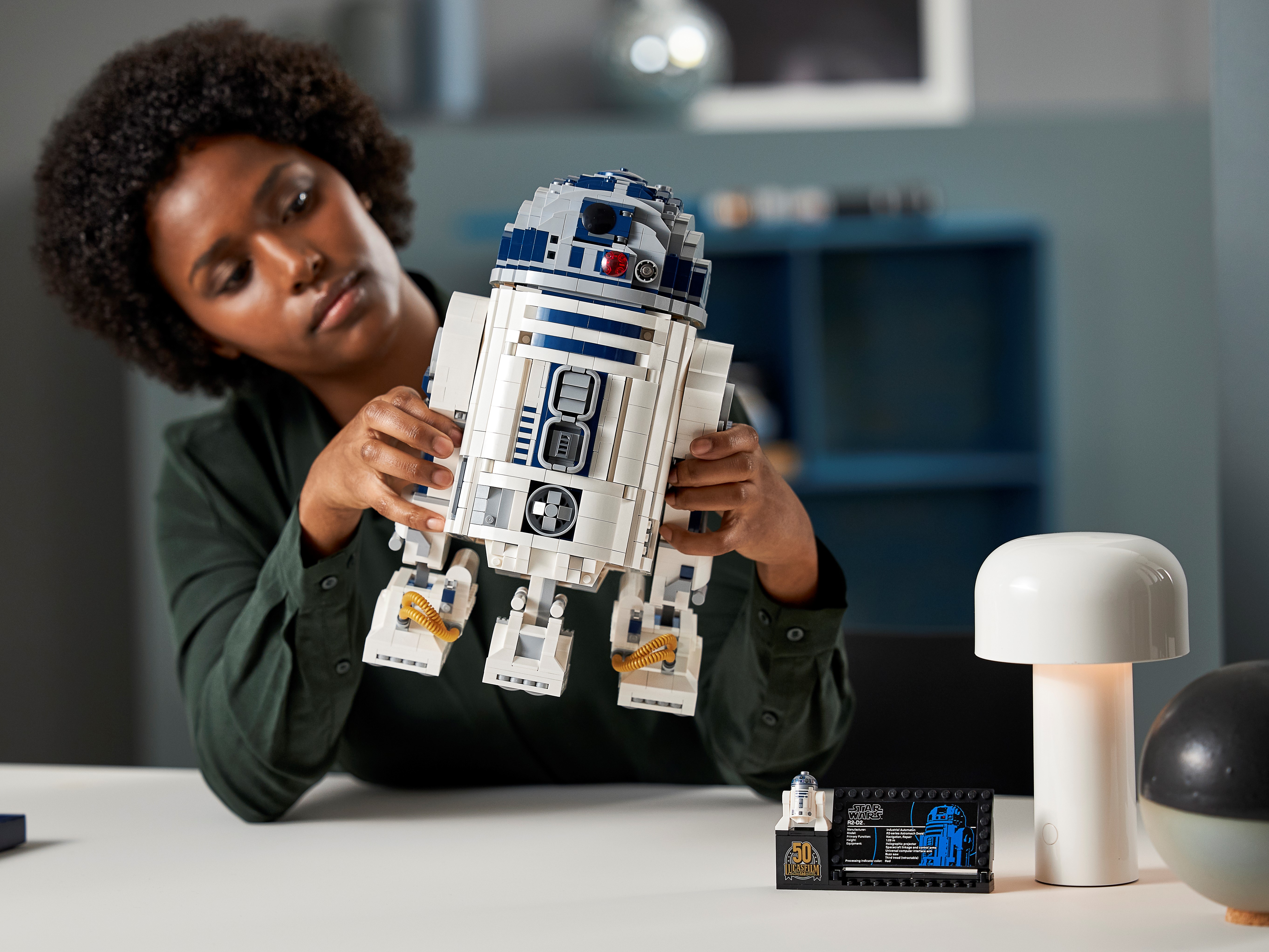 Star Wars Lego Blocks R2-D2 Mini Figures Robot Miniature Toy 