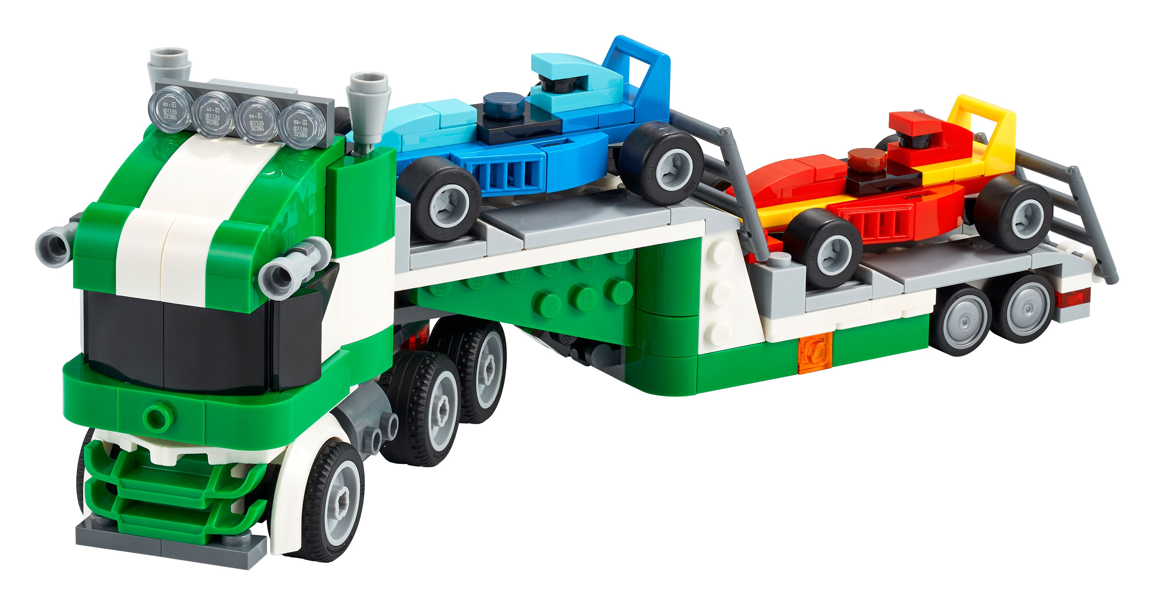 Image of LEGO 31113 Rennwagentransporter Bausatz, Mehrfarbig