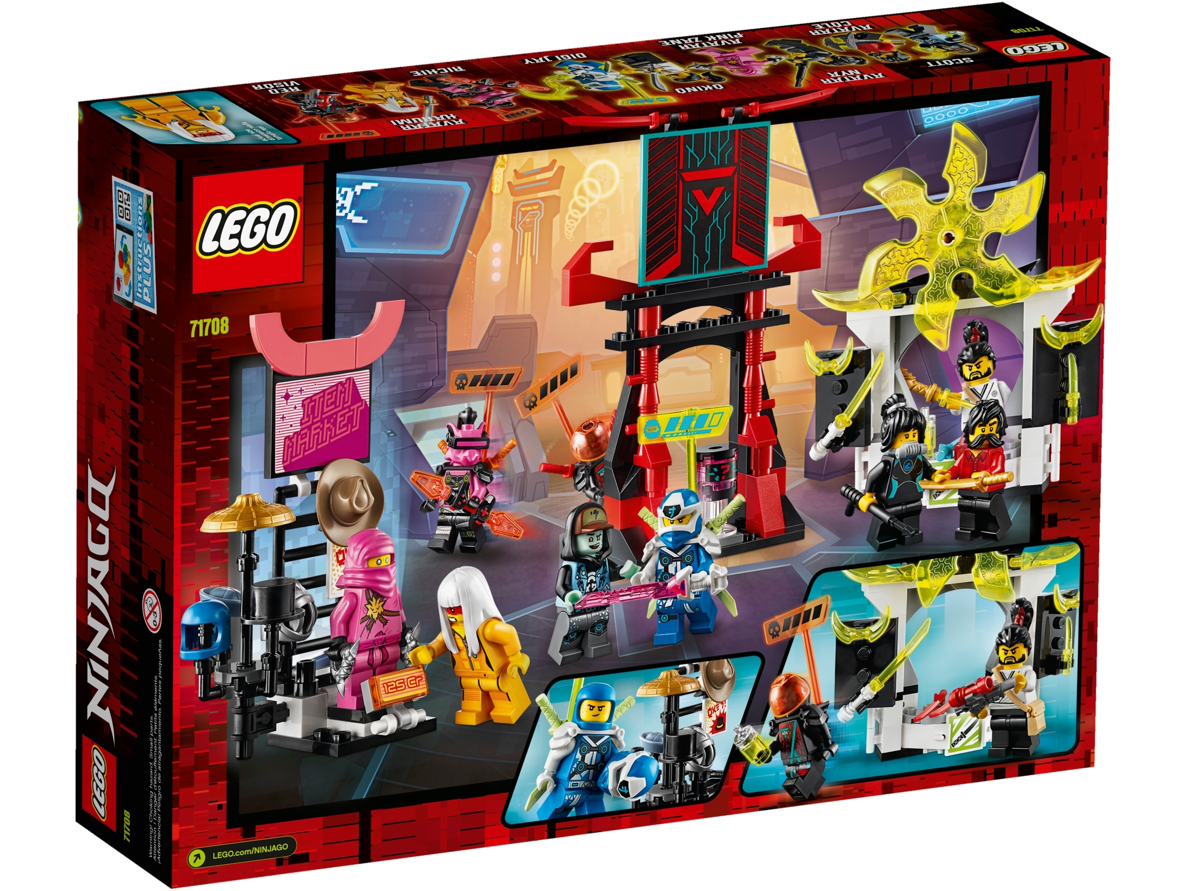 Lego 71708 Ninjago Gamer's Market Building Set 