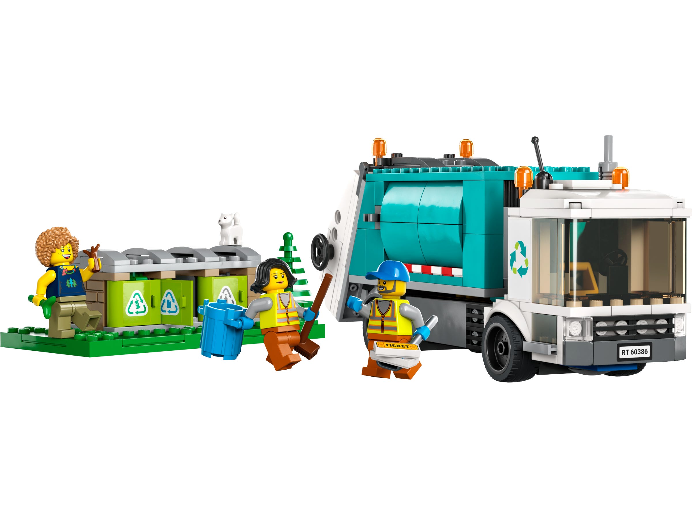 Recycle vrachtwagen
