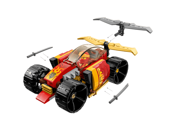 LEGO 71780 La voiture de course ninja de Kai – Évolution — visuel 4 sur 6