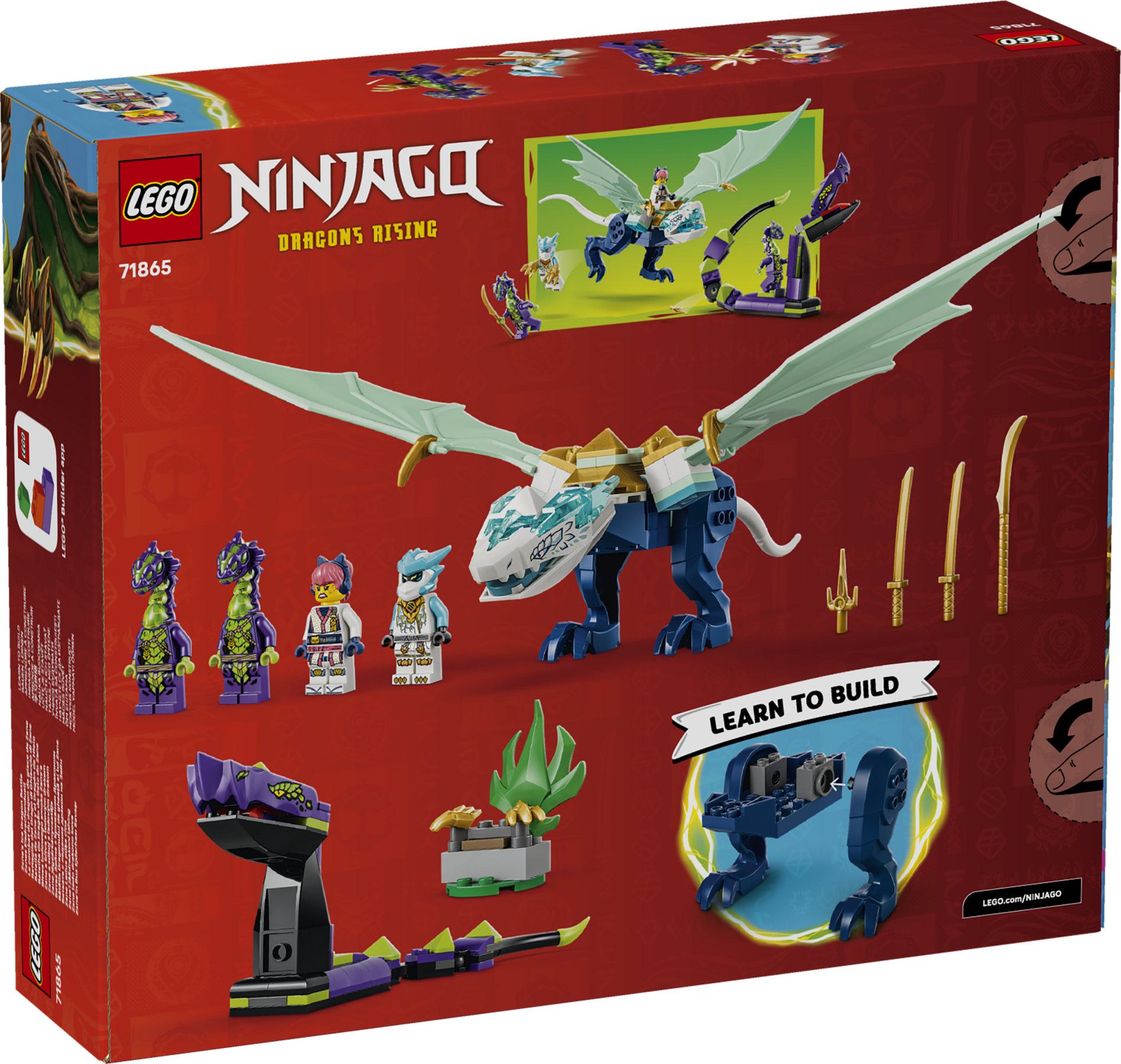Zane's Ice Dragon Battle 71865 | NINJAGO® | Buy online at the