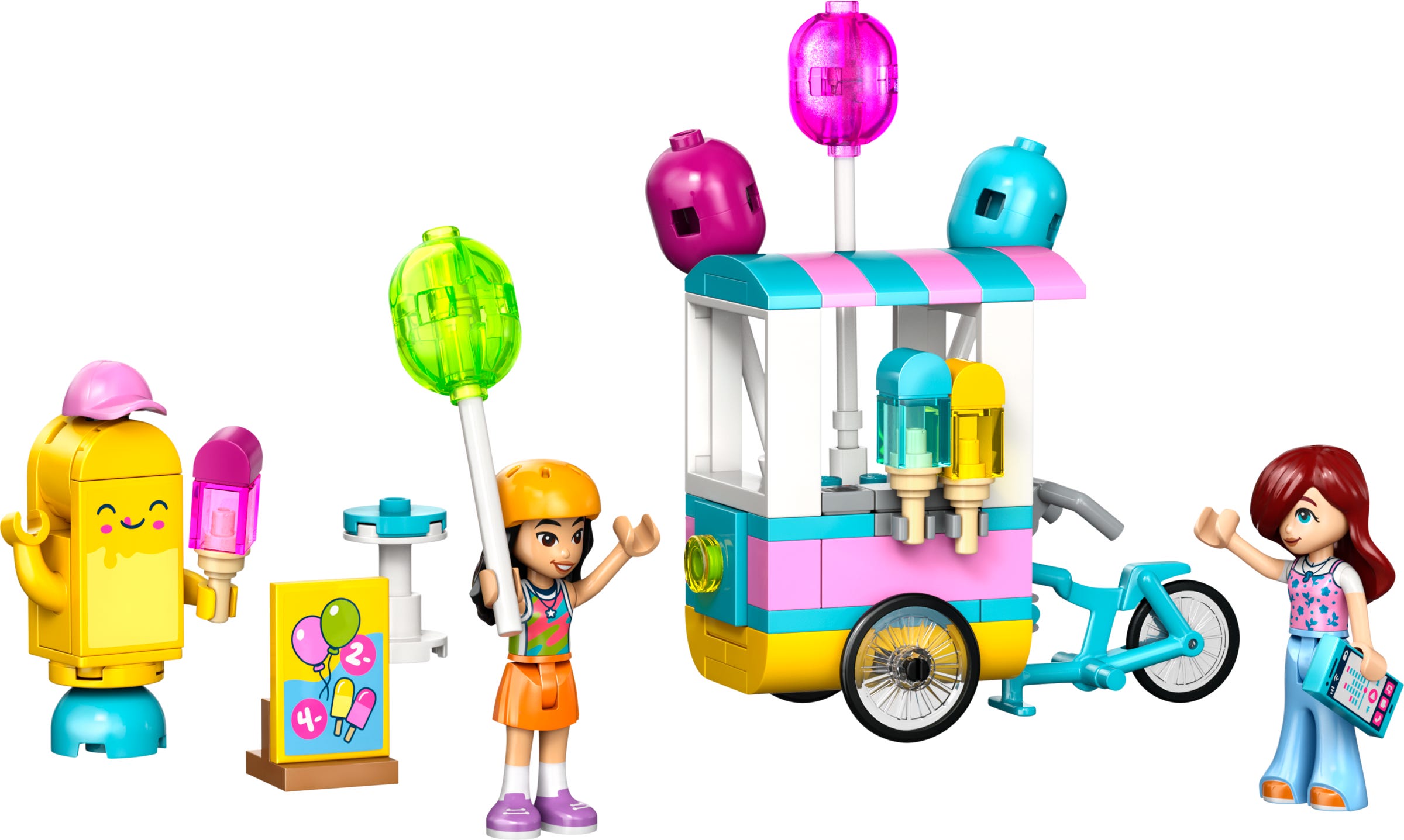 LEGO® Friends 42692 Le stand de glaces et de ballons - vue 2