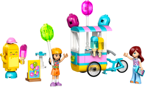 Le stand de glaces et de ballons