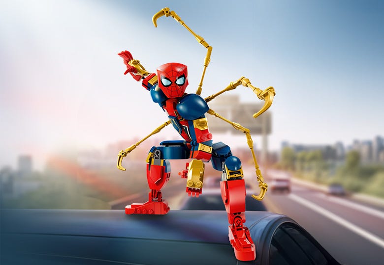 Iron Spider-Man Construction Figure 76298 Marvel Buy online at