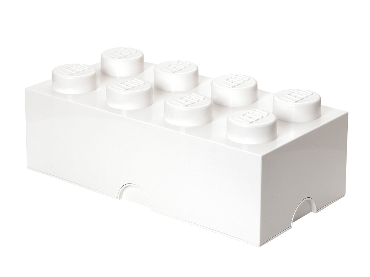 8-Stud Storage Brick – White
