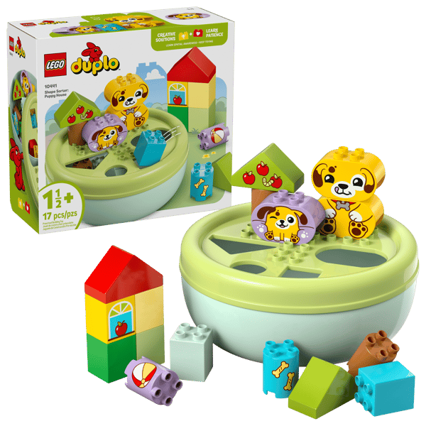 LEGO 10441 Trieur de formes : la niche du chiot — visuel 2 sur 8