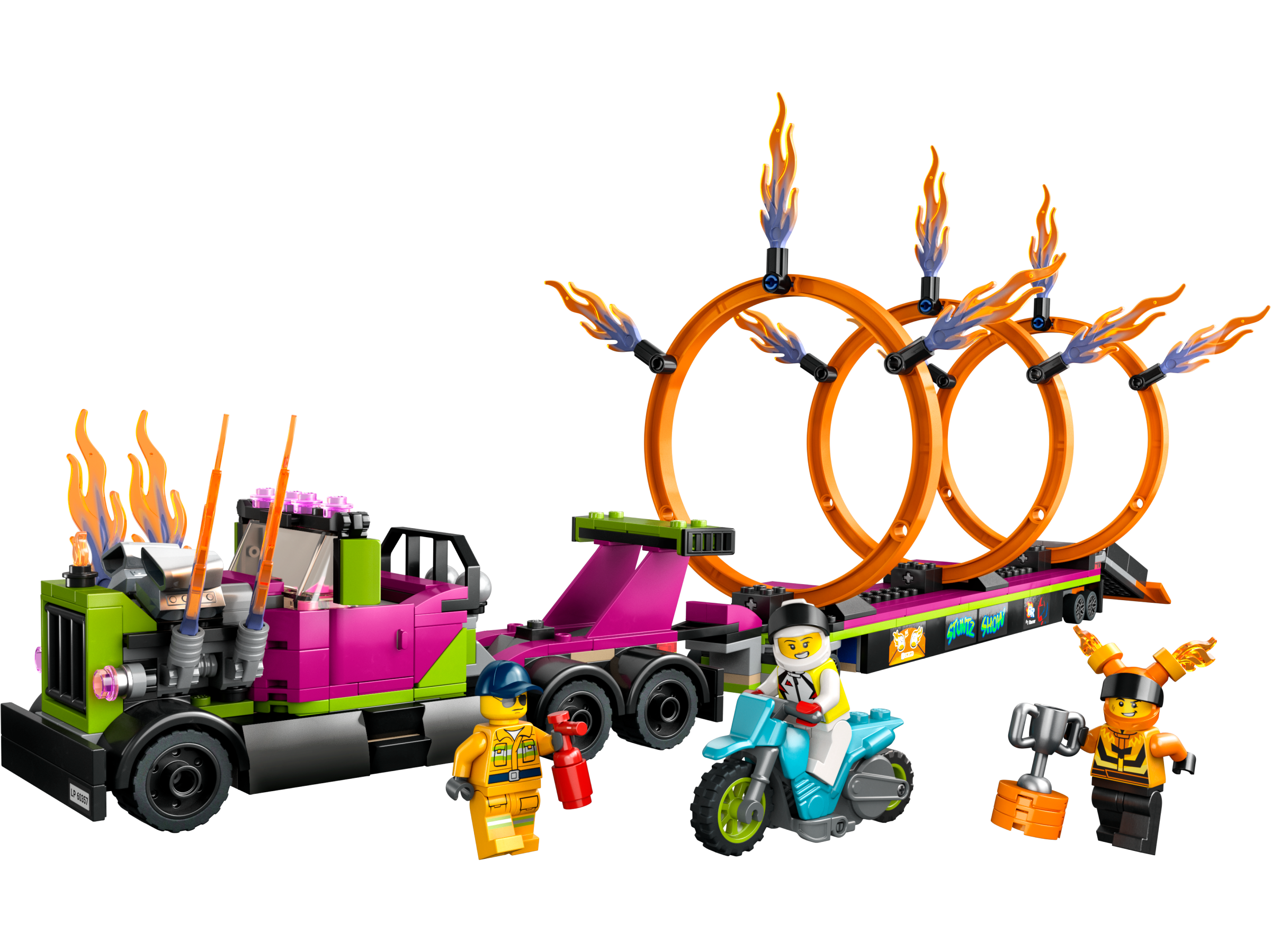 Niet essentieel bal Succesvol Stunt Truck & Ring of Fire Challenge 60357 | City | Buy online at the  Official LEGO® Shop US
