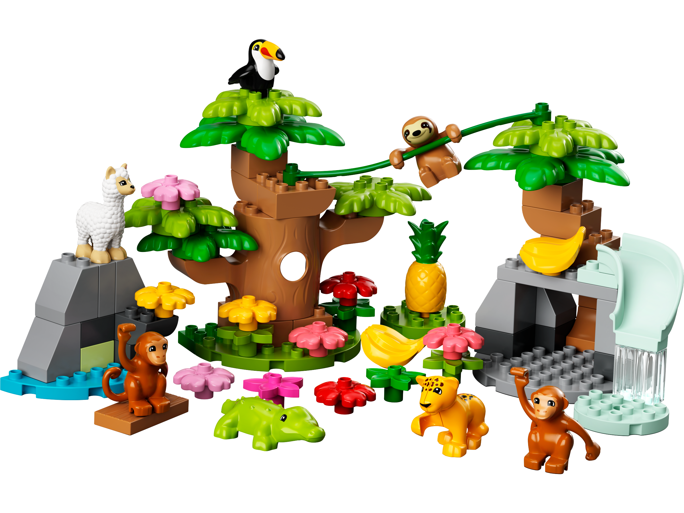 LEGO 10973 DUPLO Animaux Sauvages d'Amérique du Sud, des 2 Ans, Figur