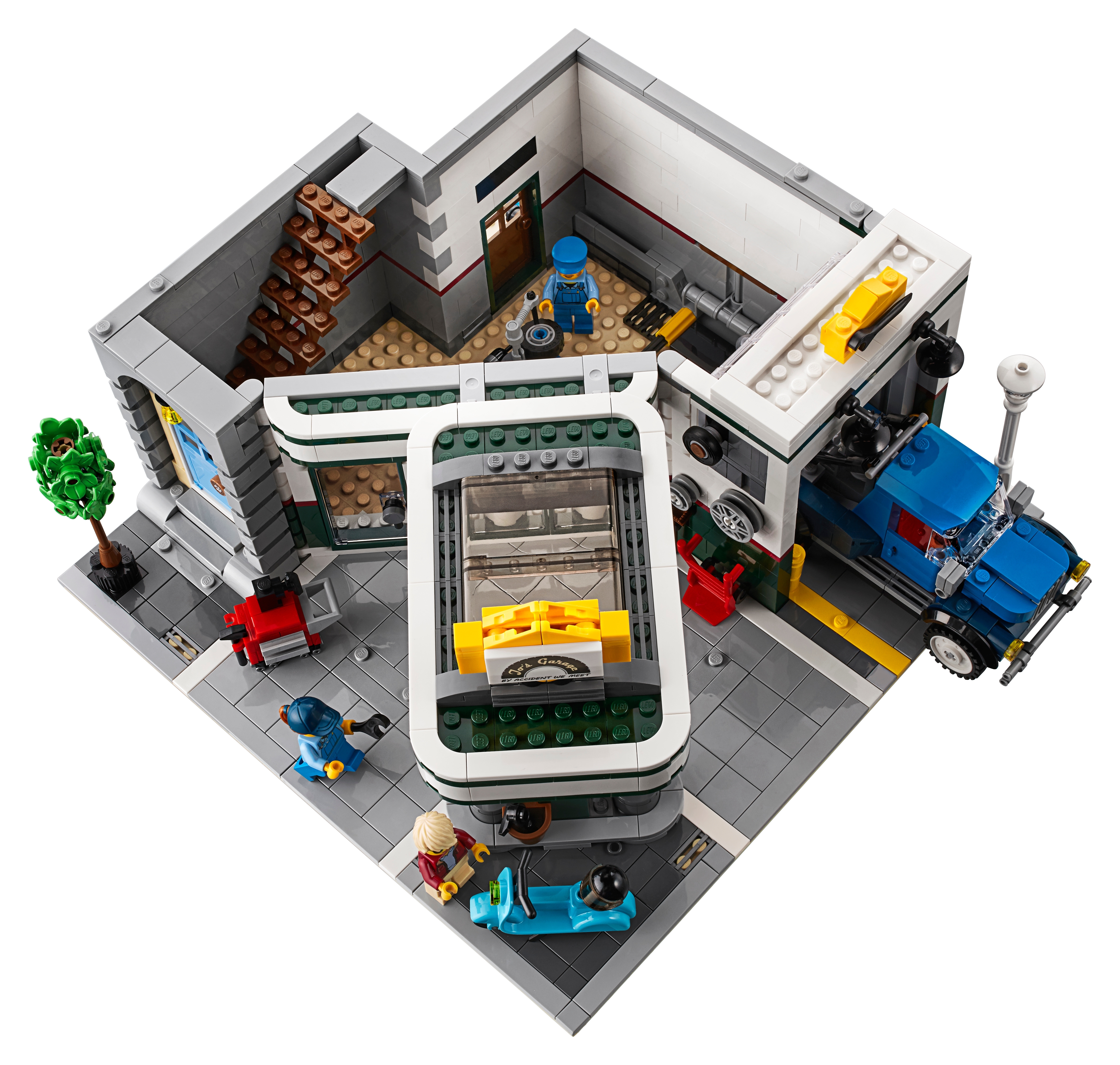det er alt virtuel Sammenhængende Corner Garage 10264 | Creator Expert | Buy online at the Official LEGO®  Shop US