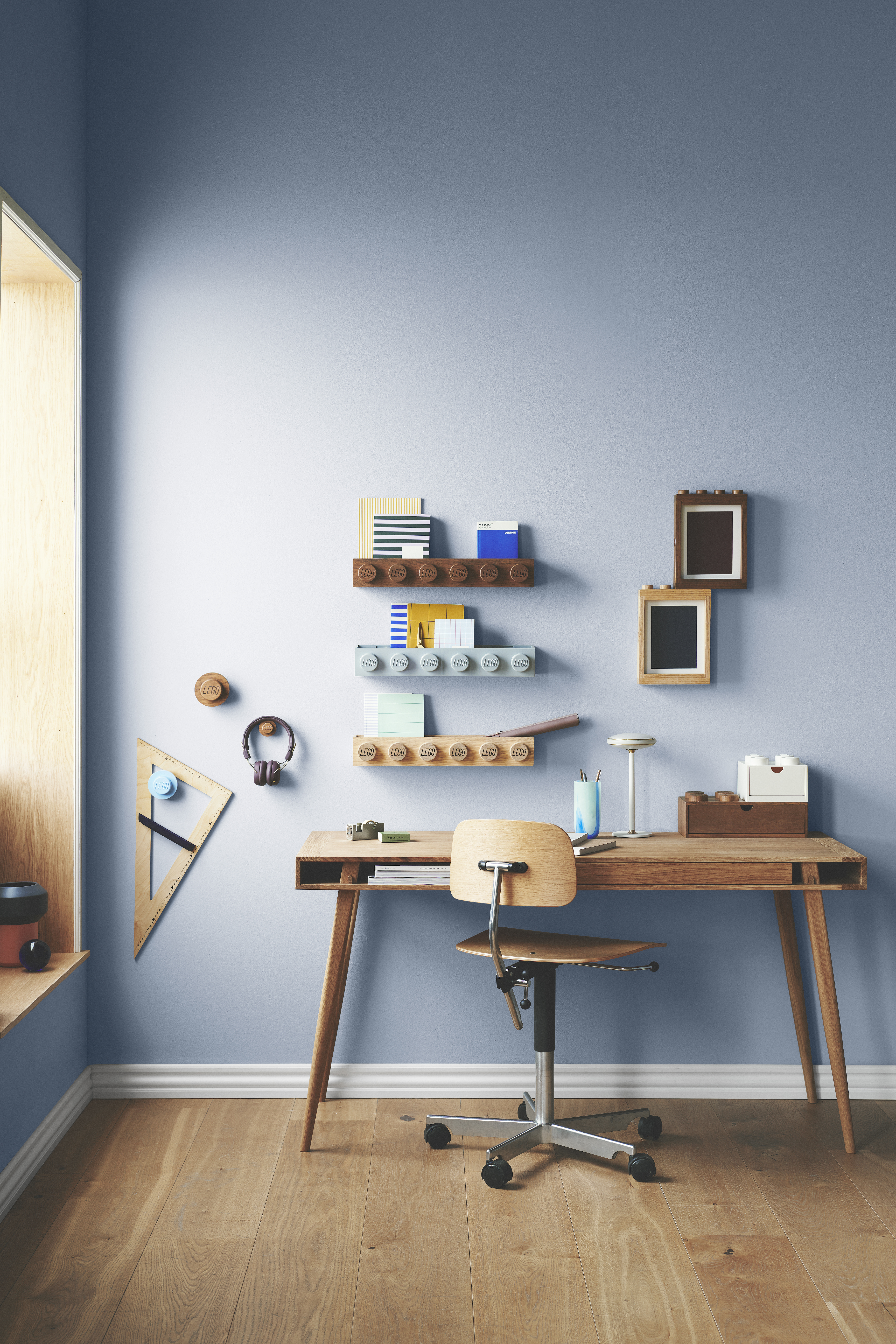 LEGO Wooden Wall Hanger