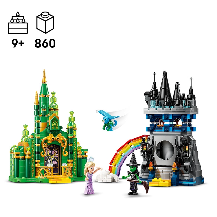Number_i & King & Prince セット Emerald City & Kiamo Ko Castle 75689 | Wicked | Buy online at the