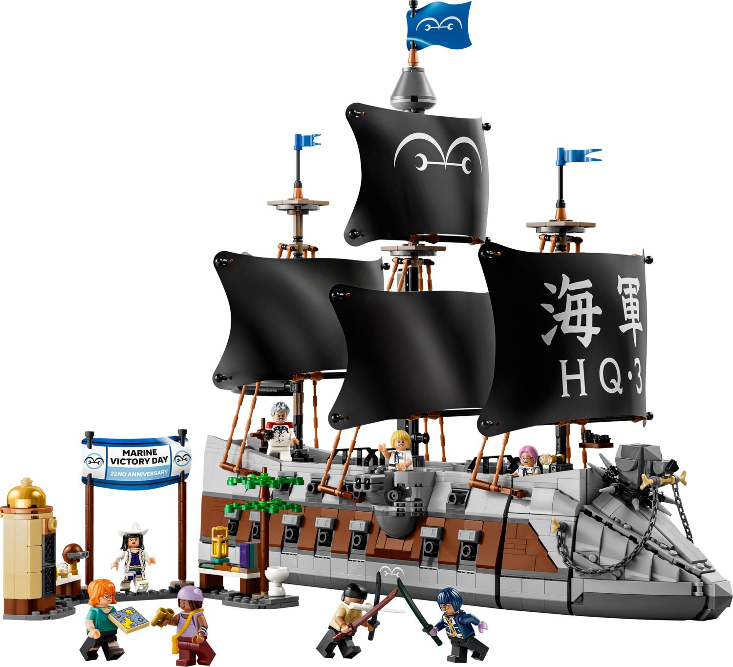 Garp's Marine Battleship