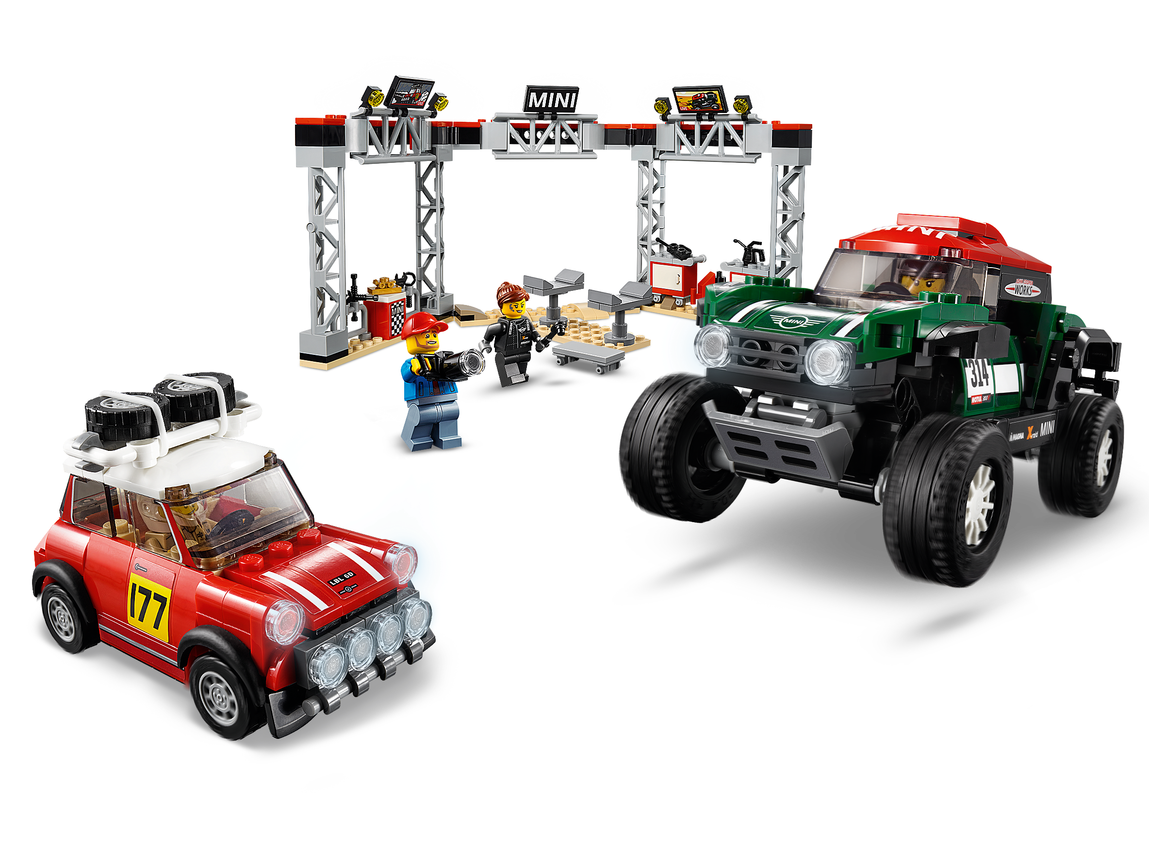 LEGO minifigure Mini Cooper Mechanic - sc074 Speed Champions 75894 NEW 