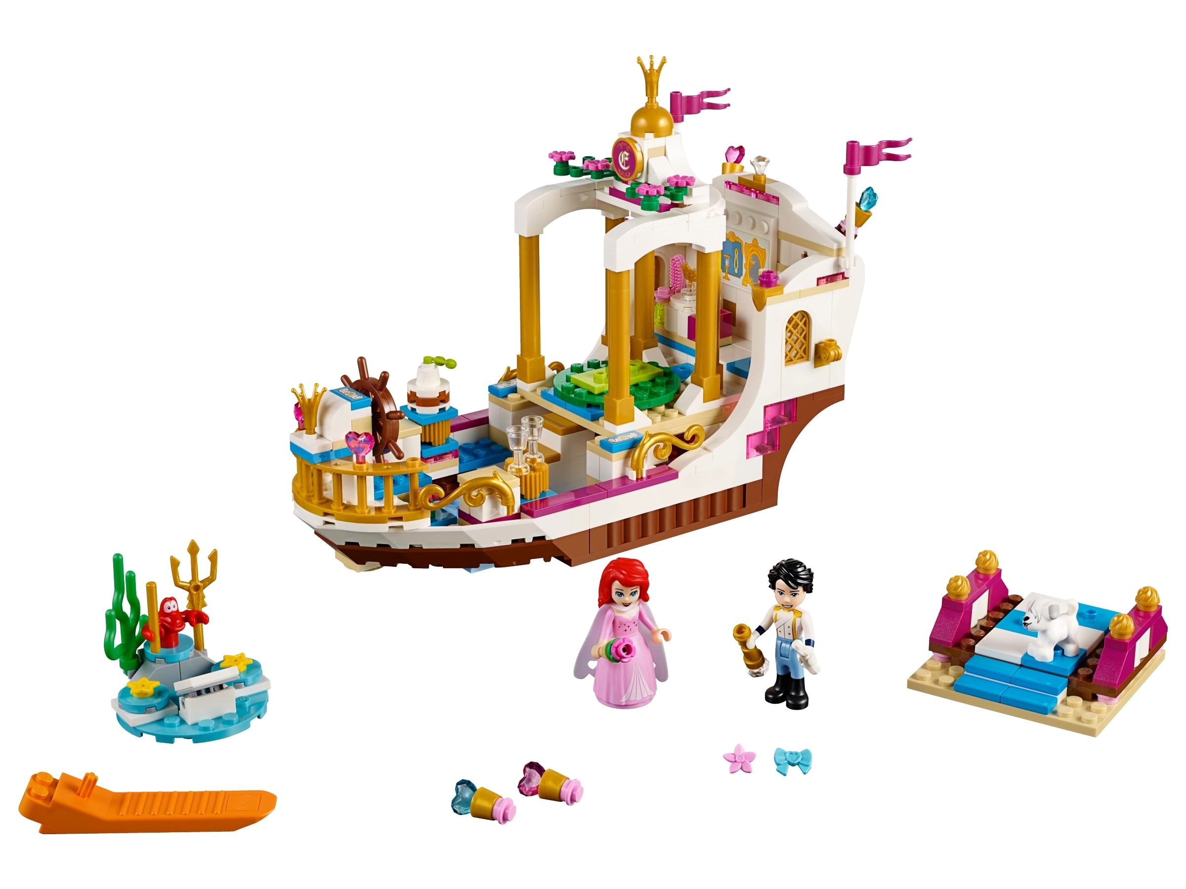 Ariel's Royal Celebration Boat 41153 | Buy online at the Official US