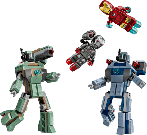 Iron Man & War Machine vs. Hammer Drones — LEGO set 76320