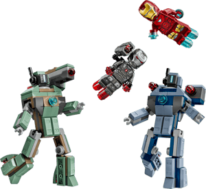 Iron Man et War Machine contre les drones de Hammer