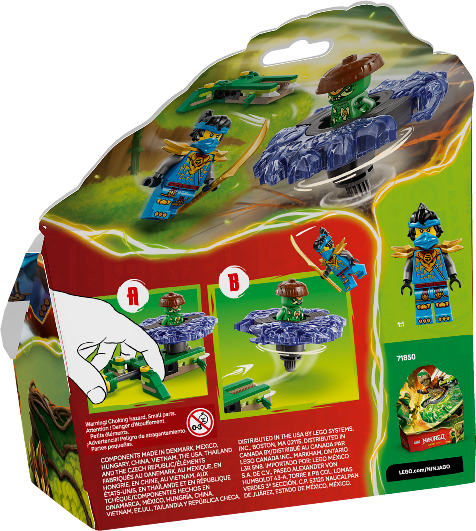 Nya vs. Mutation Monster Spinner 71849 | NINJAGO® | Buy online at