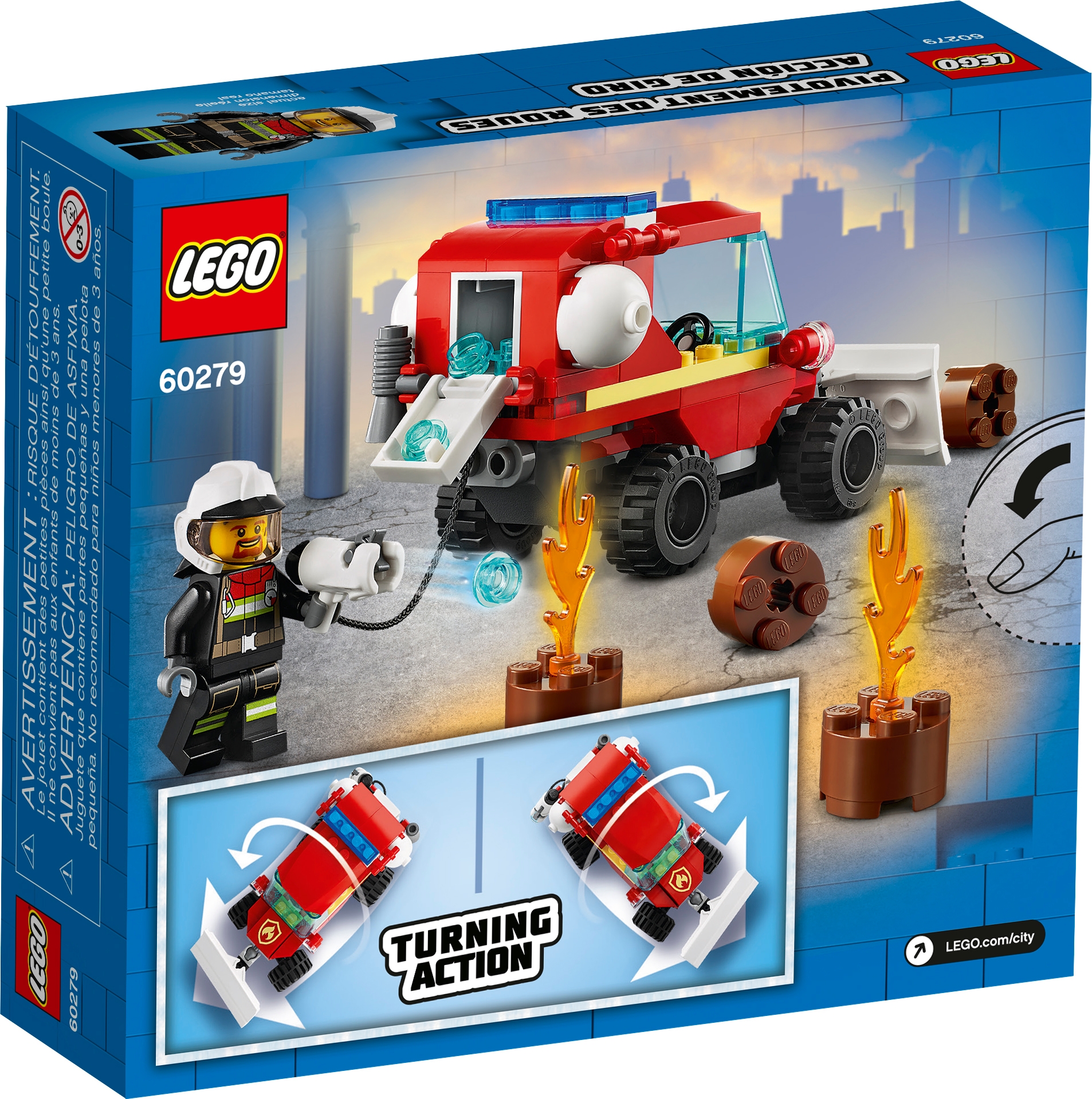 Lego - Le camion des pompiers 60279 87 pièces, à partir de 5 ans -  Supermarchés Match