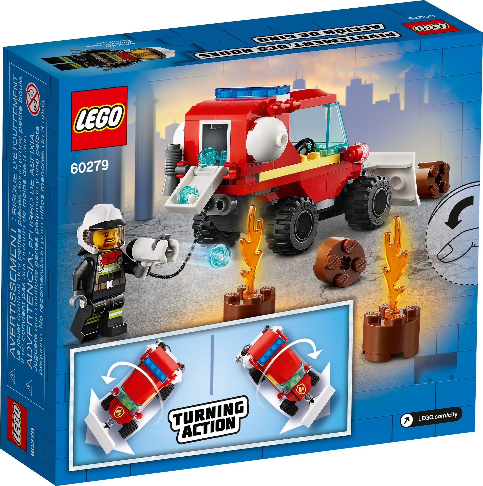 Camion 4×4 Pompiers LEGO City 7942 - Par .