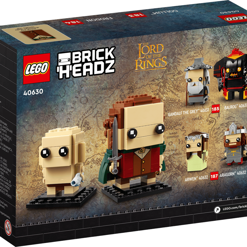 Frodo™ & Gollum™ 40630 | BrickHeadz | Buy online at the Official LEGO ...