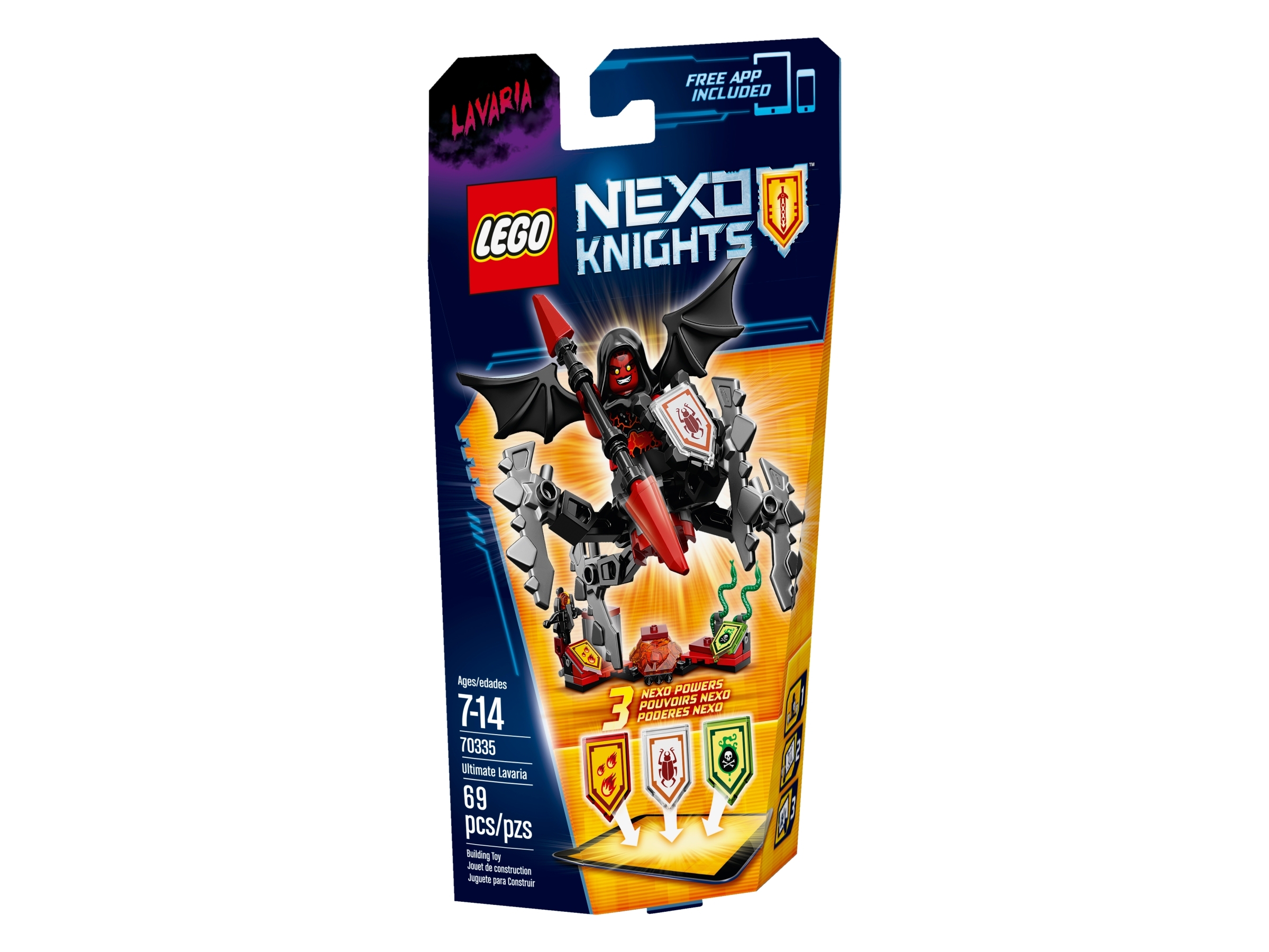 Details about   LEGO 70335 Nexo Knights Ultimate Lavaria NEW Sealed 69 pcs 