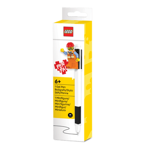Stylo à encre gel Pen Pal avec minifigurine – Noir