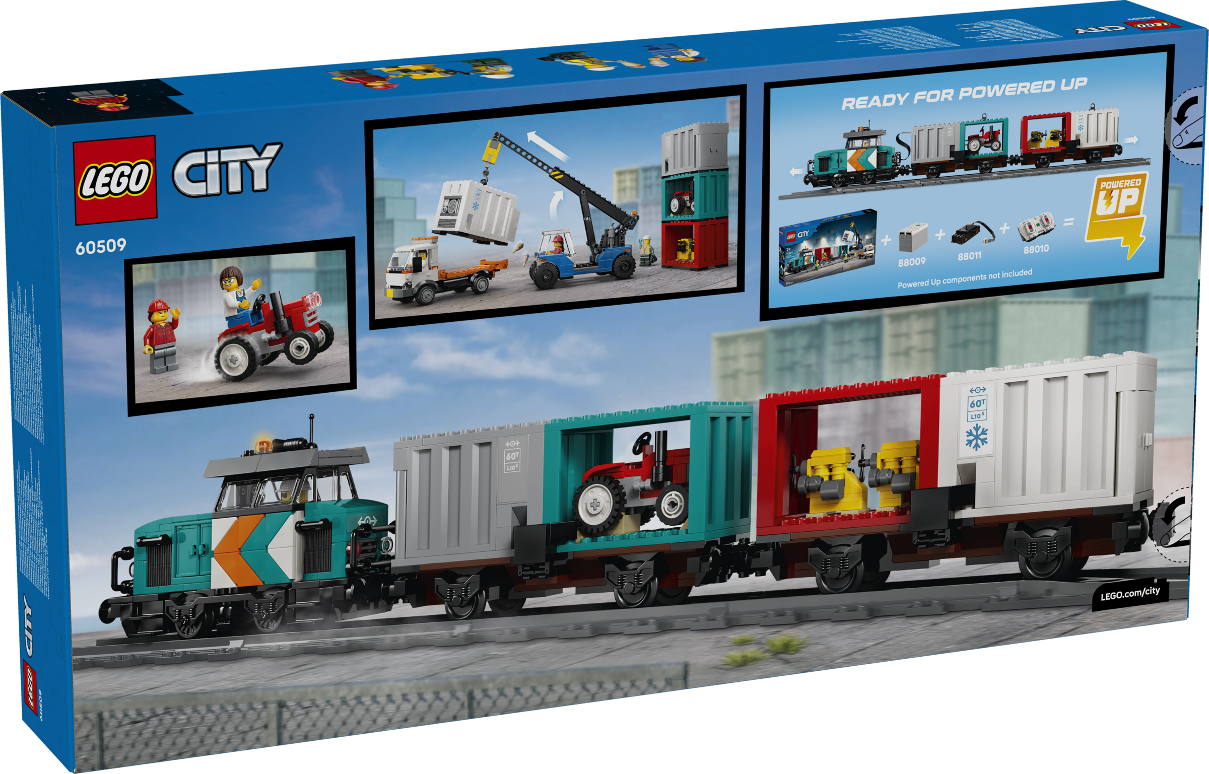 Harbor Freight Train with Crane & Truck 60509 | City | Buy online at the  Official LEGO Shop NL