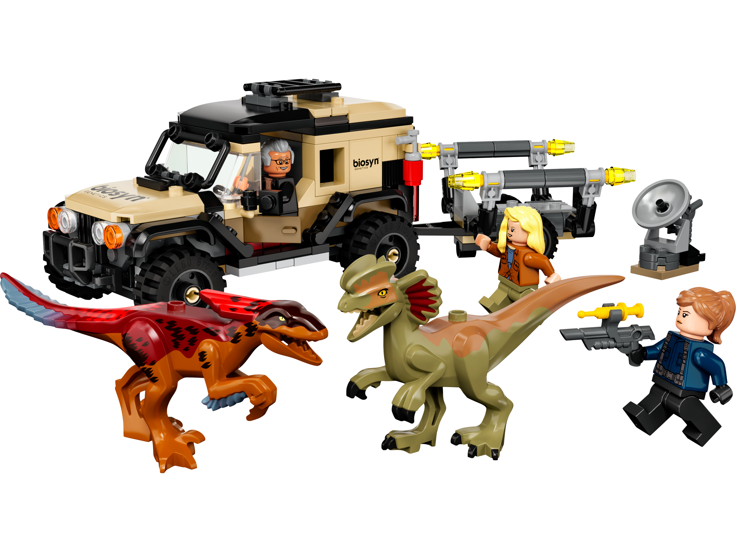 Shaded Finde på Styrke Pyroraptor & Dilophosaurus Transport 76951 | Jurassic World™ | Buy online  at the Official LEGO® Shop US