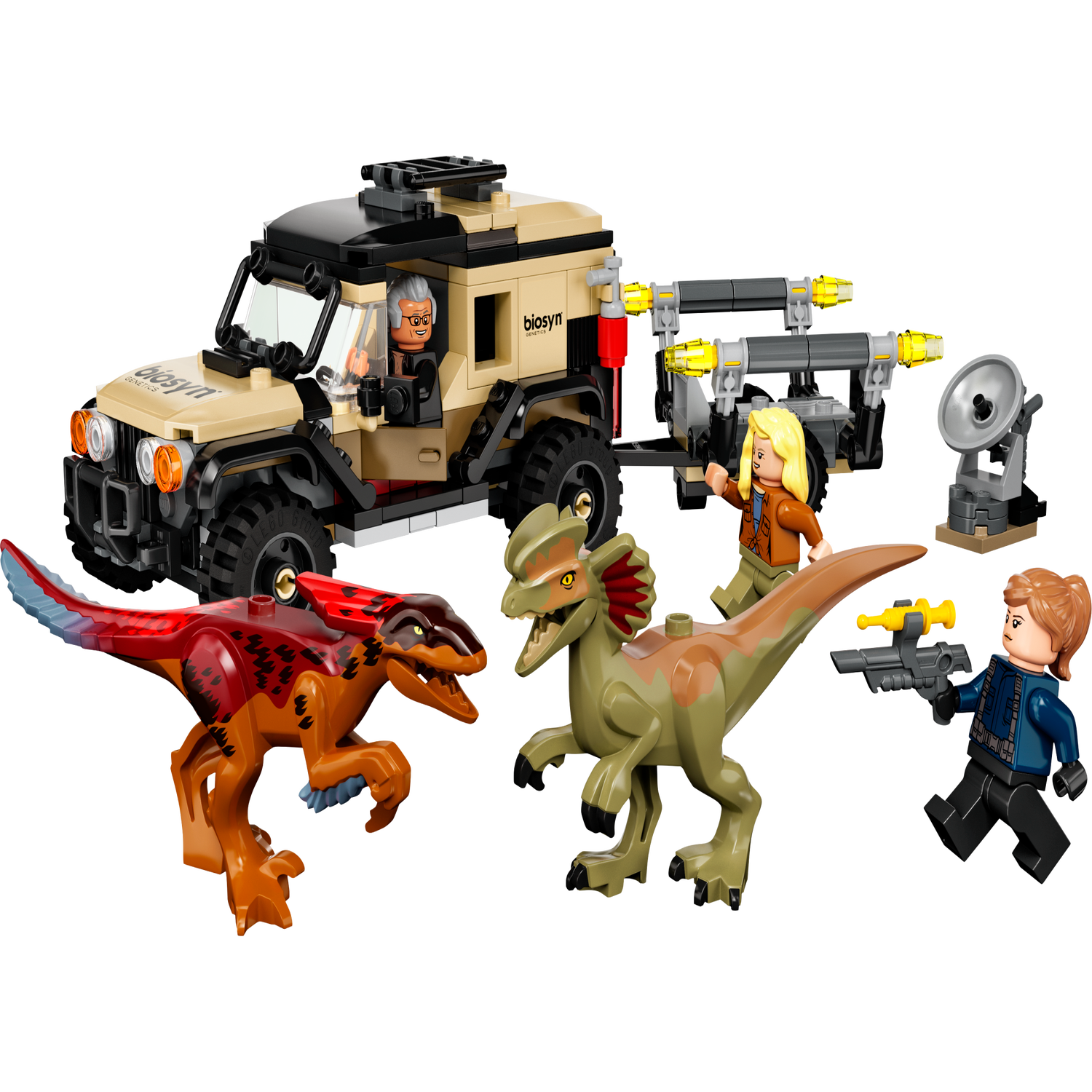 Slapen Neerwaarts radioactiviteit Pyroraptor & Dilophosaurus Transport 76951 | Jurassic World™ | Buy online  at the Official LEGO® Shop US