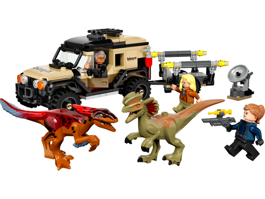 LEGO 76951 - Pyroraptor og dilophosaurus-transport