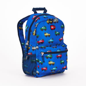 Sac à dos – Voitures sur fond bleu