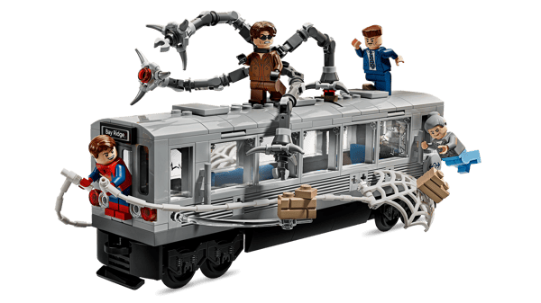 LEGO 76321 La scène du train de Spider-Man et Docteur Octopus — visuel 4 sur 8