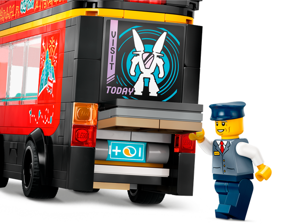 Red Double-Decker Sightseeing Bus - Image 7