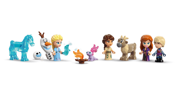 LEGO 43278 Château d’Arendelle et palais de glace d’Elsa miniatures — visuel 4 sur 8