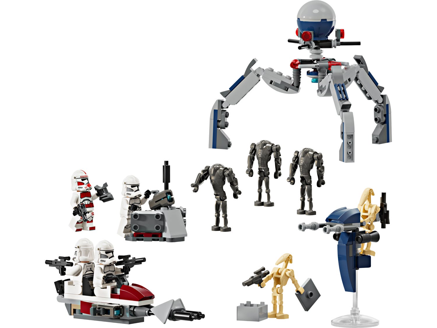 Clone Trooper™ & Battle Droid™ Battle Pack 75372 | Star Wars™ | Buy online at the Official LEGO® Shop US