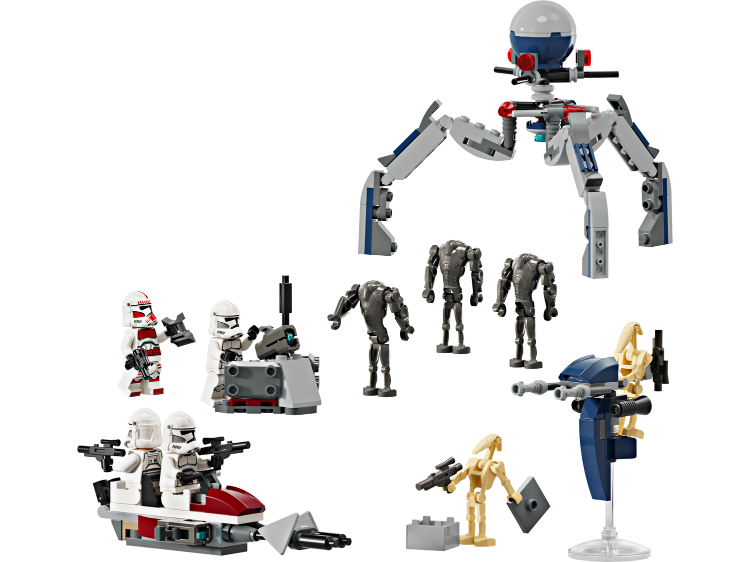 IN HAND] 2024 LEGO 75372 Star Wars Clone Trooper & Battle Droid Battle Pack
