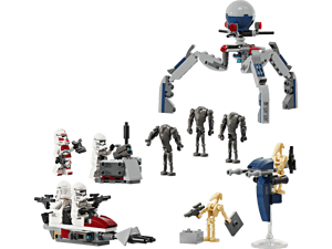Pack de combat des Clone Troopers™ et Droïdes de combat