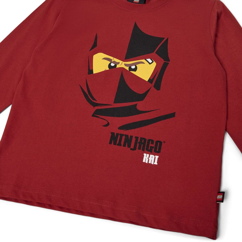 Kids Long-Sleeve T-Shirt – Dark Red 5009135 NINJAGO® Buy