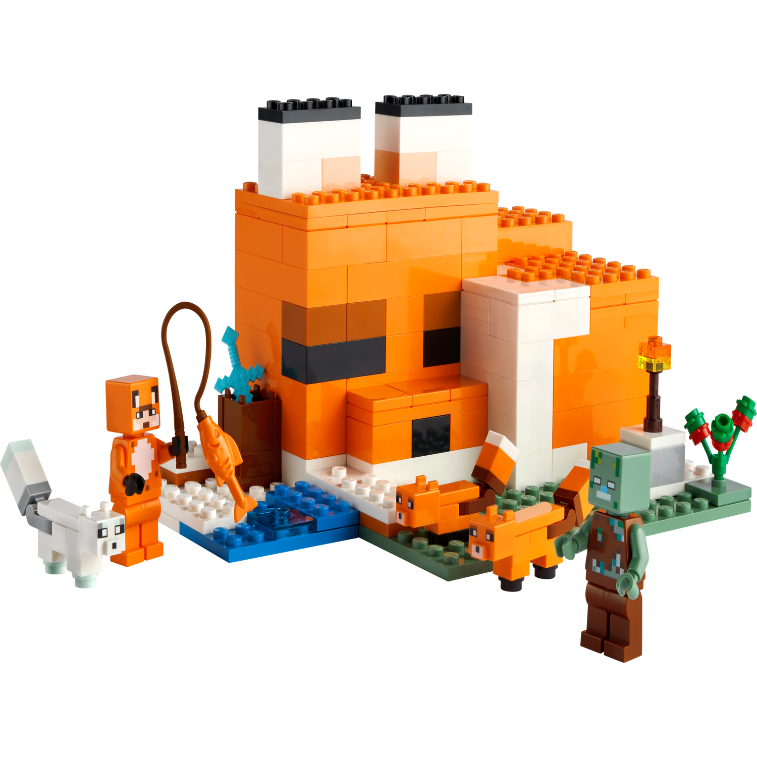 Le refuge renard 21178 | Minecraft® | Boutique LEGO® officielle BE