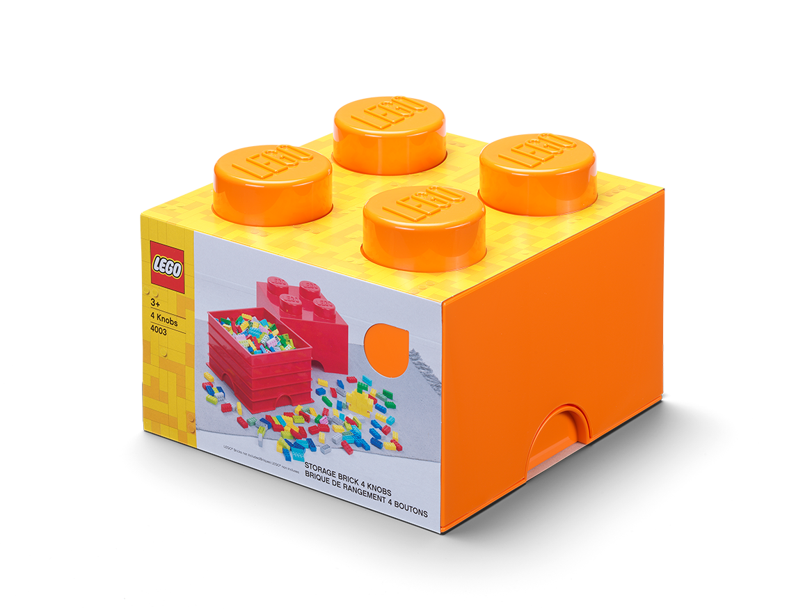 4-Stud Storage Brick – Orange 5006937 | Other | Buy online at the Official  LEGO® Shop US