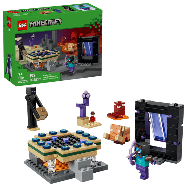LEGO 21584 Voyage à travers les Portails du Nether et de l’Ender — visuel 2 sur 8