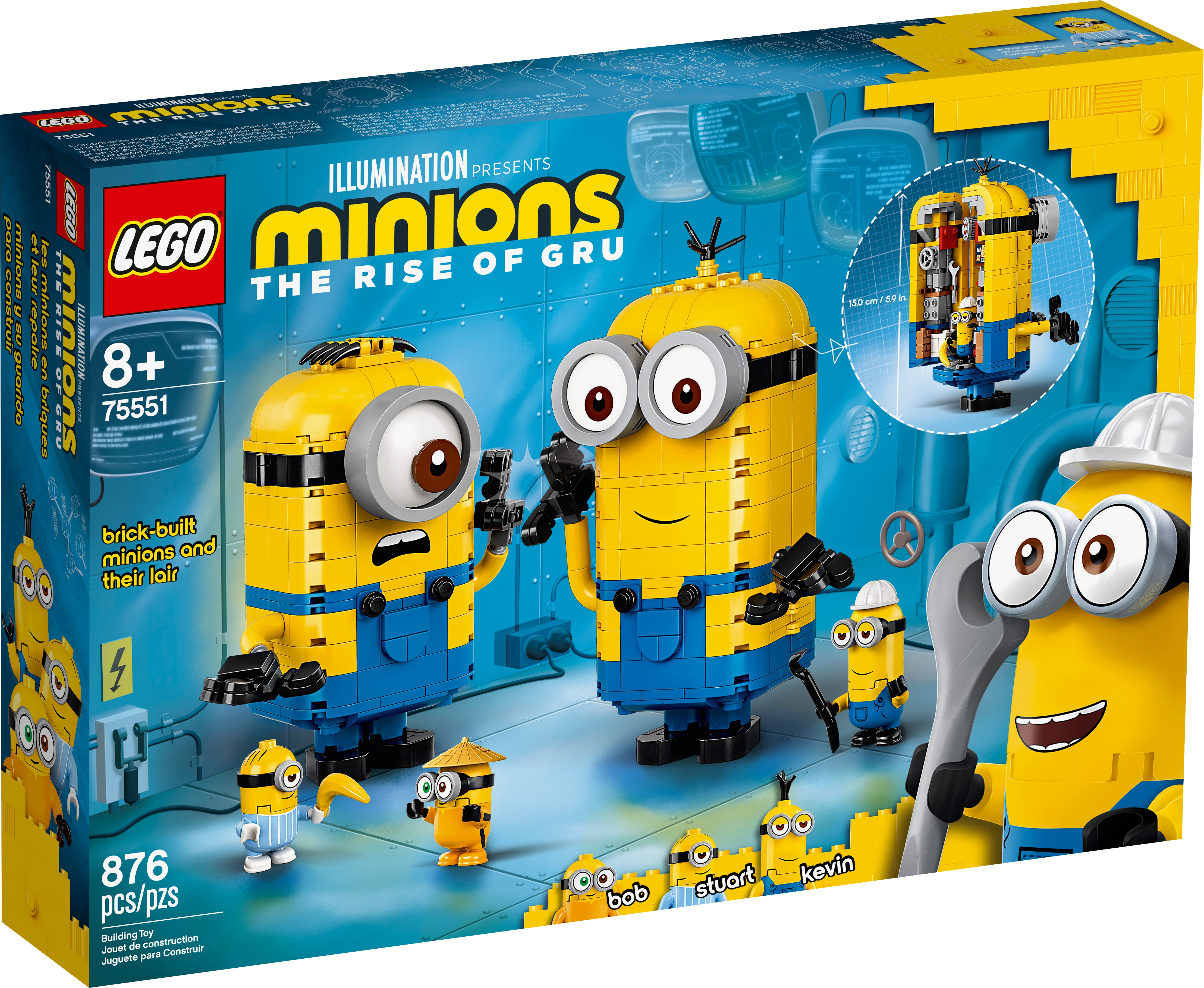 mnn001 Stuart LEGO® Minions Minifigs 75551 
