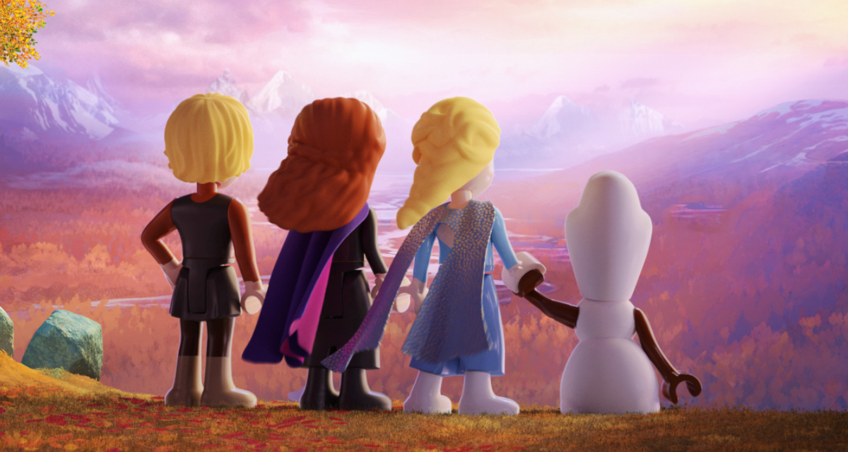 Frozen Anna & Elsa Custom Minifigures Gashapon LEGO G3 Nuovo in Blister 