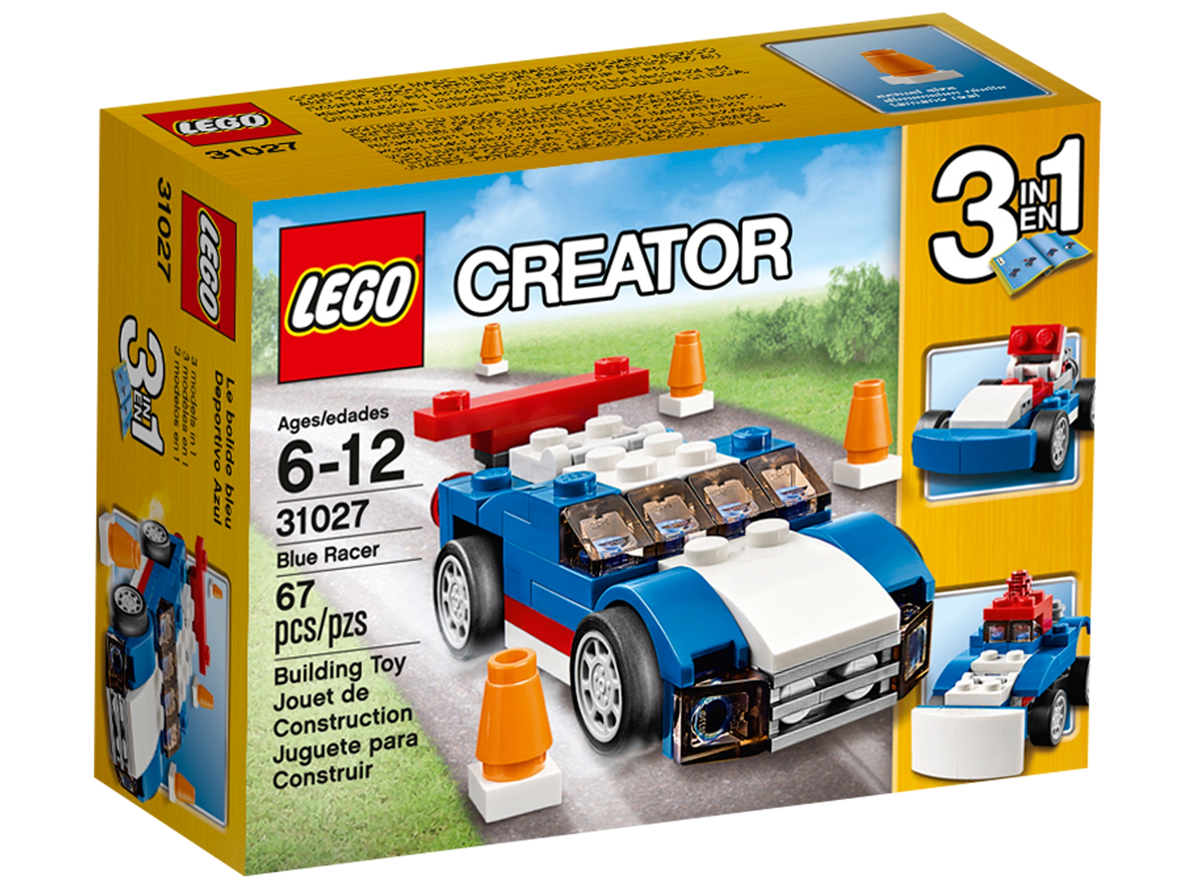 LEGO Creator 3-in-1 - Carro de Corrida de Rua