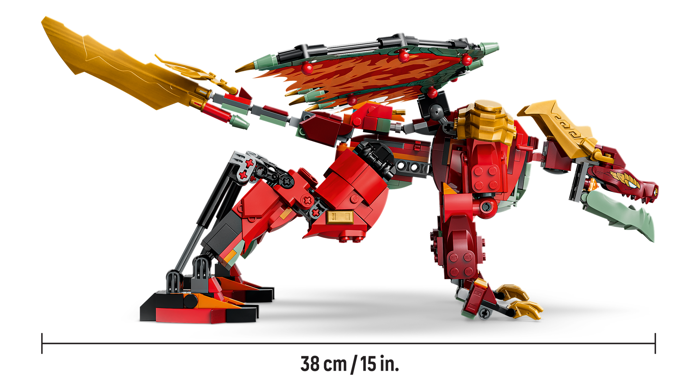 Wyldfyre's Transforming Dragon Mech 71868 | NINJAGO® | Buy online