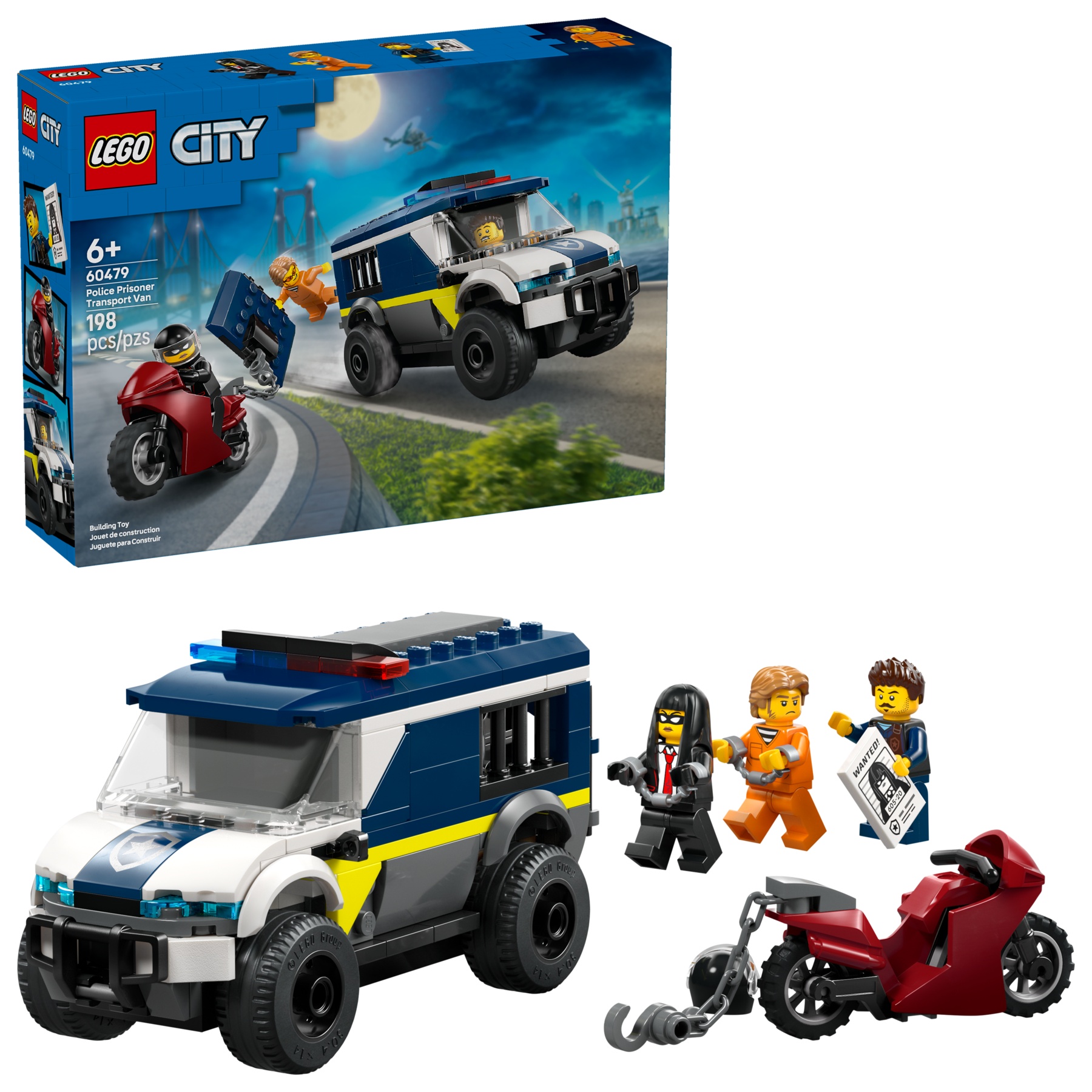 Lego City 60479 Police Prisoner Transport Van