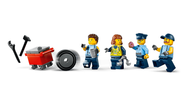 LEGO 60457 Le garage de personnalisation des voitures de police — visuel 3 sur 8