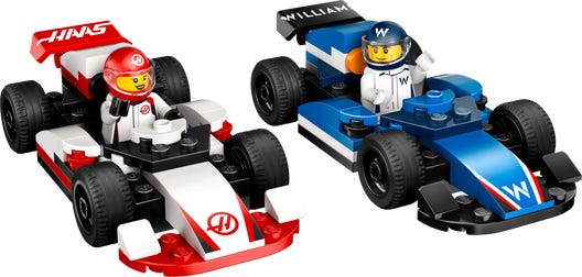 LEGO 60464 - F1® Williams Racing og Haas F1®-racerbiler